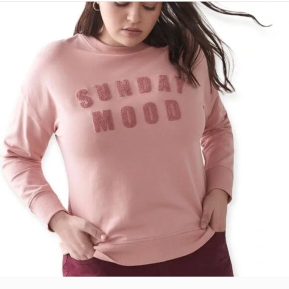 Addition Elle pink "Sunday Mood" sweater - Picture 1 of 6